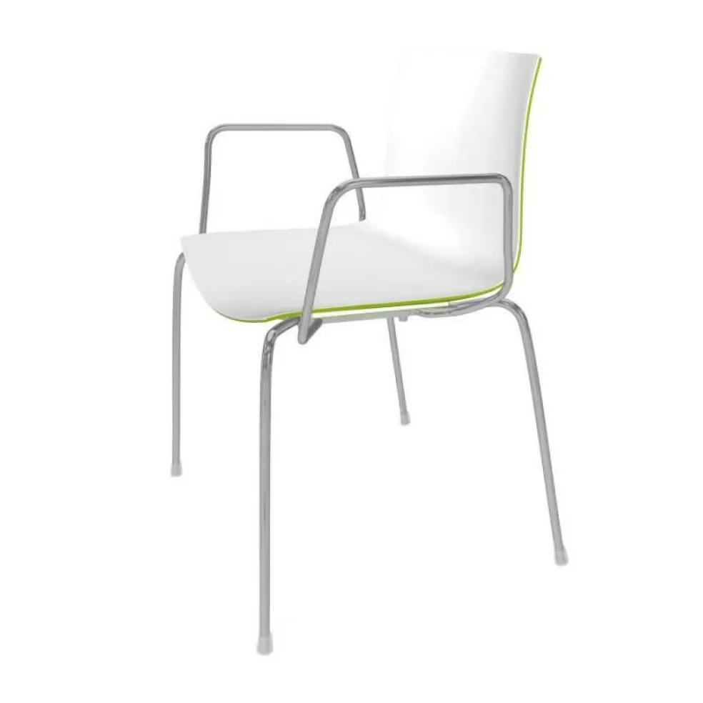 Catifa 46 0251 Armlehnstuhl zweifarbig Gestell Chrom