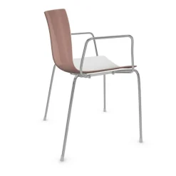 Catifa 46 0251 Armlehnstuhl zweifarbig Gestell Chrom