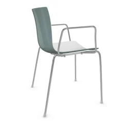 Catifa 46 0251 Armlehnstuhl zweifarbig Gestell Chrom