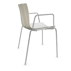 Catifa 46 0251 Armlehnstuhl zweifarbig Gestell Chrom