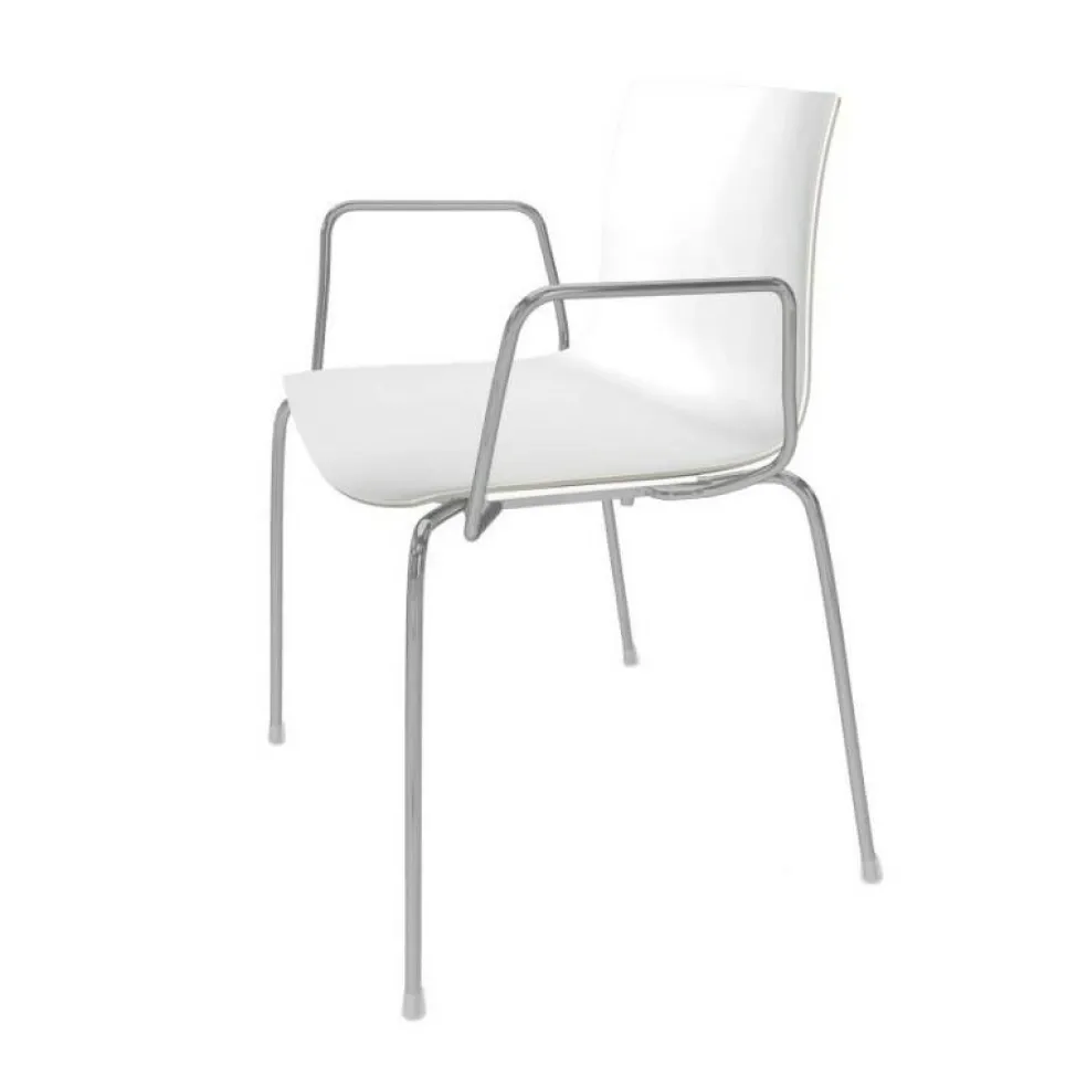 Catifa 46 0251 Armlehnstuhl zweifarbig Gestell Chrom