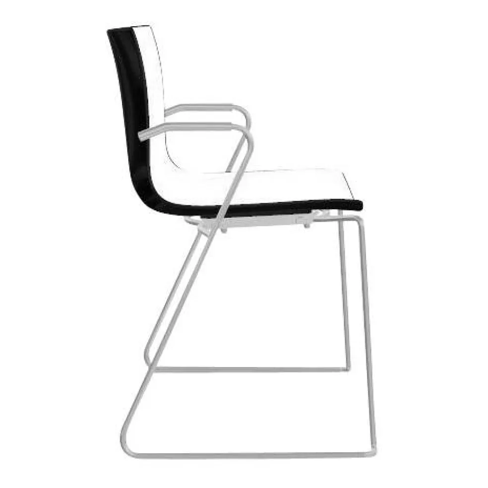 Catifa 46 0287 Armlehnstuhl zweif. Kufe Chrom