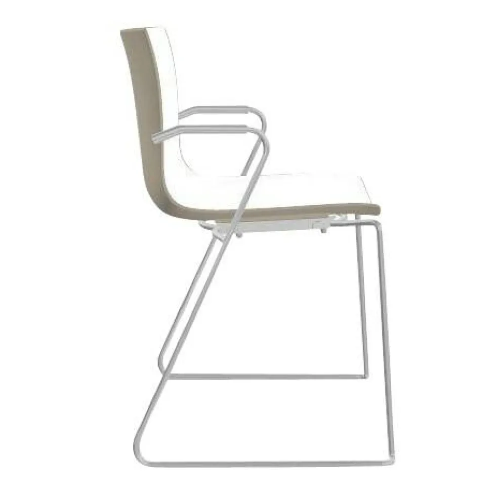 Catifa 46 0287 Armlehnstuhl zweif. Kufe Chrom