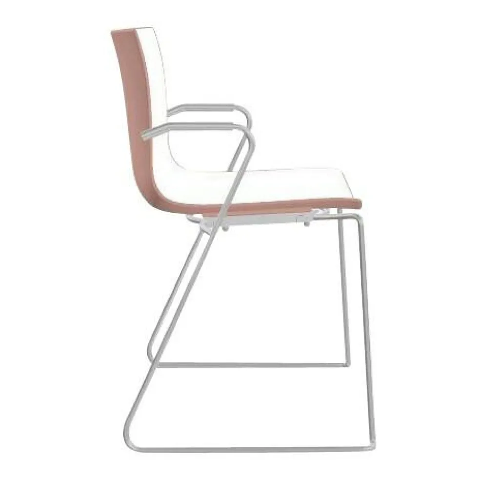 Catifa 46 0287 Armlehnstuhl zweif. Kufe Chrom