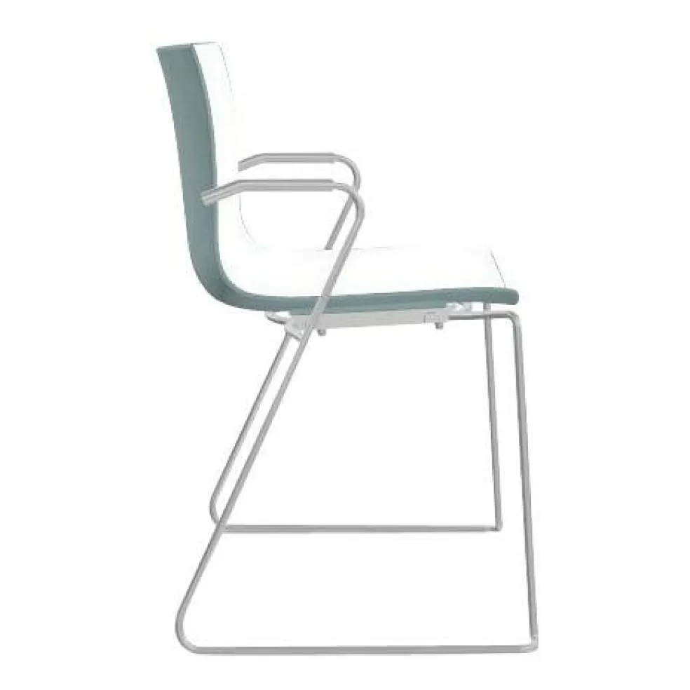 Catifa 46 0287 Armlehnstuhl zweif. Kufe Chrom