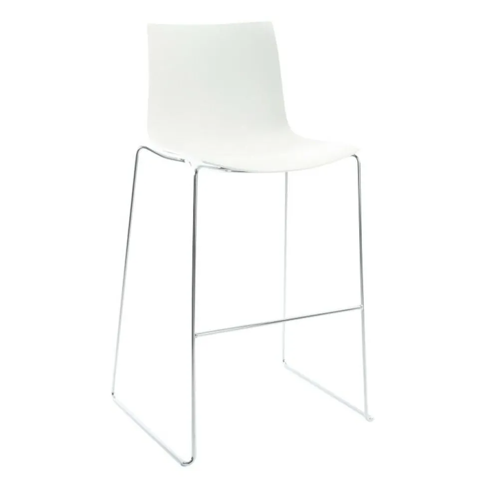 Catifa 46 0474 Barhocker niedrig einf. Chrom