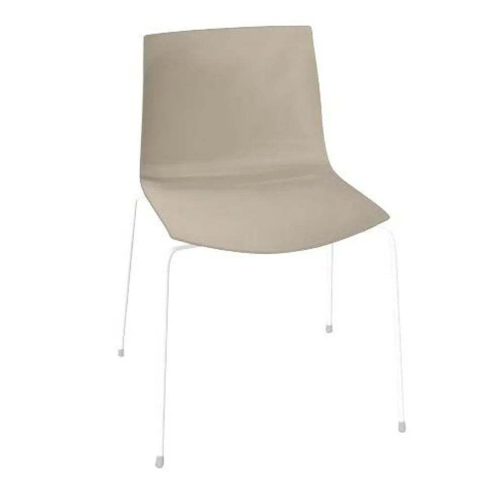 Catifa 46 0251 Stuhl einfarb. Gestell weiß