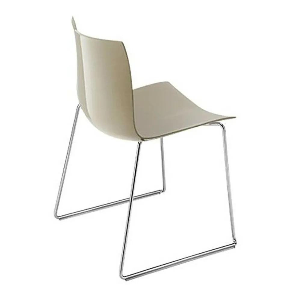 Catifa 46 0278 Stuhl einfarbig Kufe Chrom