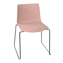 Catifa 46 0278 Stuhl einfarbig Kufe schwarz