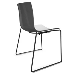 Catifa 46 0278 Stuhl zweifarbig Kufe schwarz