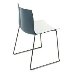 Catifa 46 0278 Stuhl zweifarbig Kufe schwarz