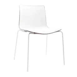 Catifa 46 0251 Stuhl zweifarbig Gestell weiß