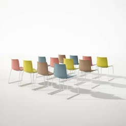 Catifa 46 0251 Stuhl zweifarbig Gestell weiß