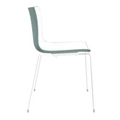 Catifa 46 0251 Stuhl zweifarbig Gestell weiß