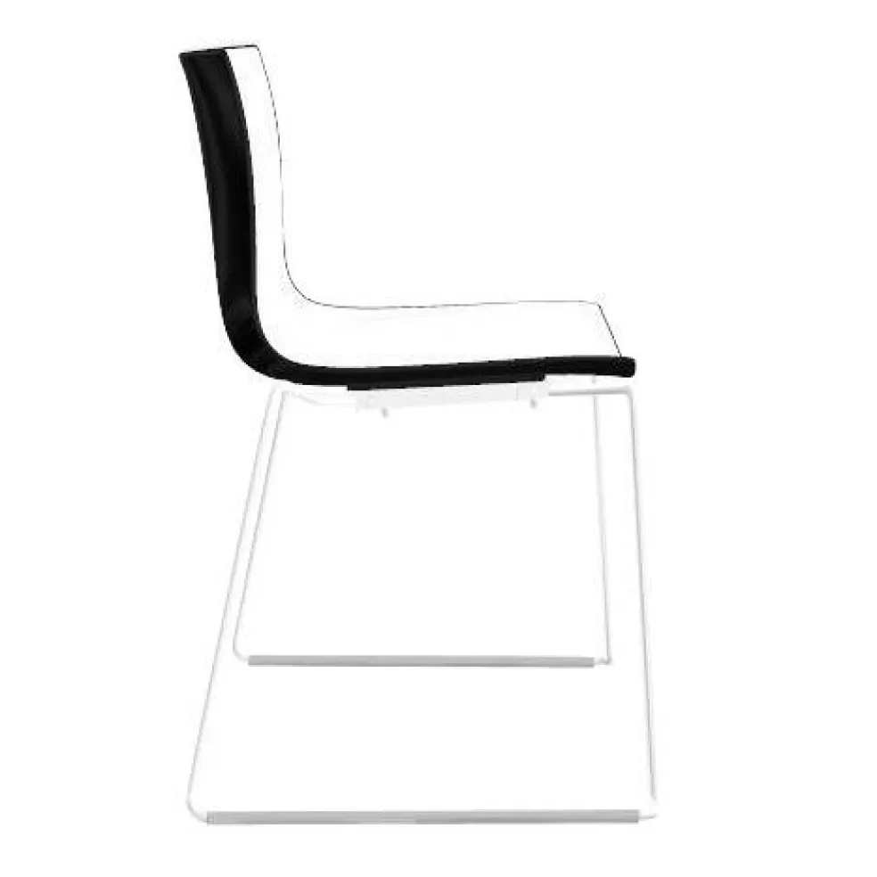 Catifa 46 0278 Stuhl zweifarbig Kufe weiß