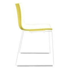 Catifa 46 0278 Stuhl zweifarbig Kufe weiß