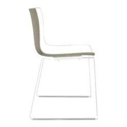 Catifa 46 0278 Stuhl zweifarbig Kufe weiß