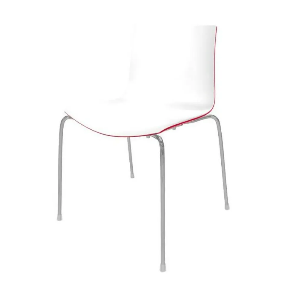 Catifa 46 0251 Stuhl zweifarbig Gestell Chrom