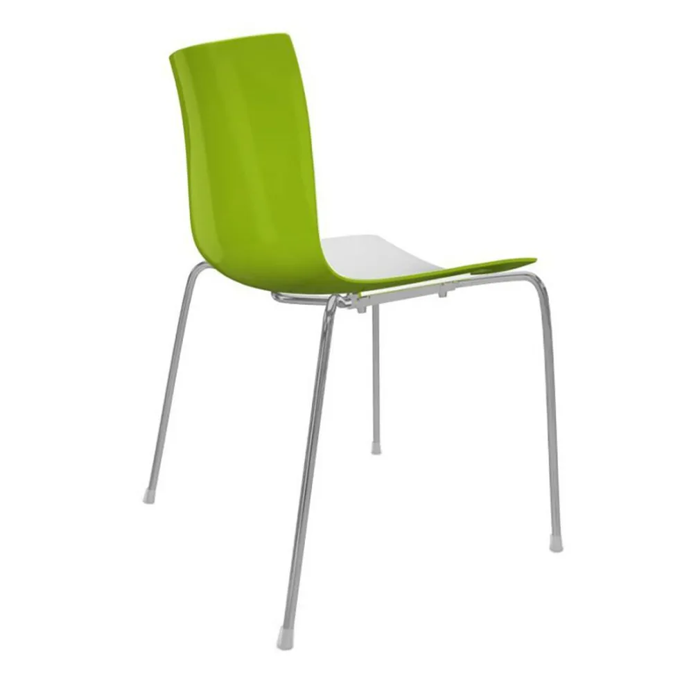 Catifa 46 0251 Stuhl zweifarbig Gestell Chrom