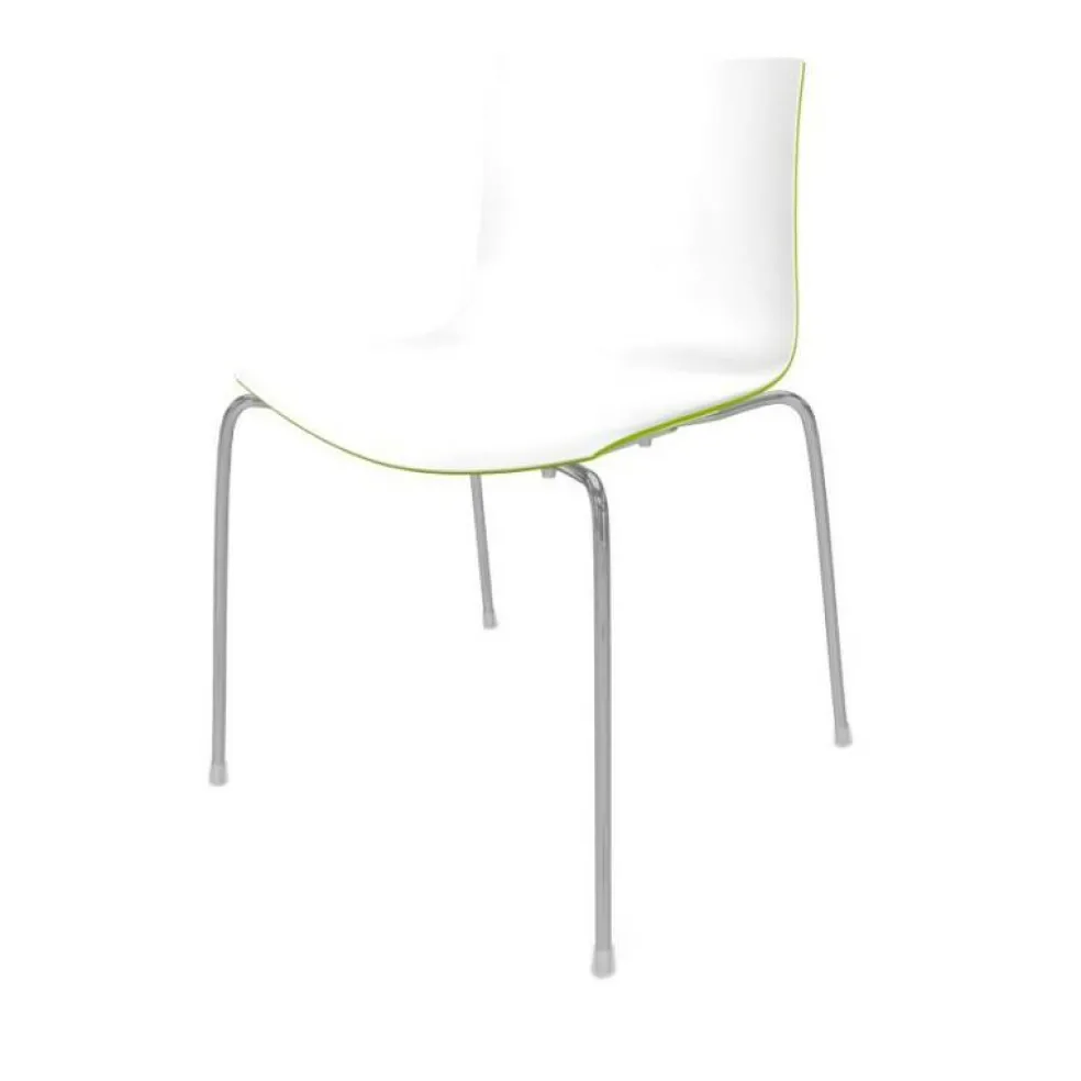 Catifa 46 0251 Stuhl zweifarbig Gestell Chrom