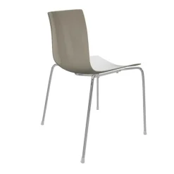 Catifa 46 0251 Stuhl zweifarbig Gestell Chrom
