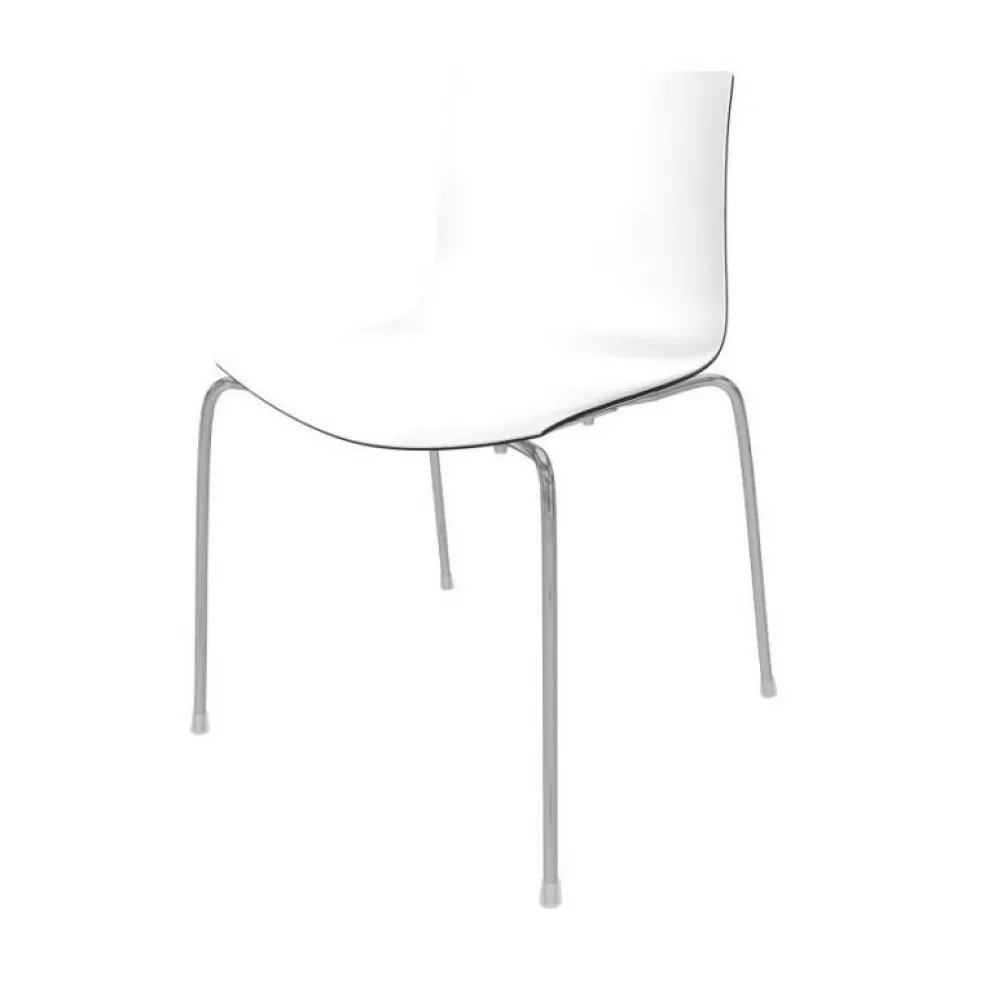 Catifa 46 0251 Stuhl zweifarbig Gestell Chrom