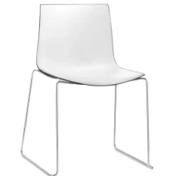 Catifa 46 0278 Stuhl zweifarbig Kufe Chrom