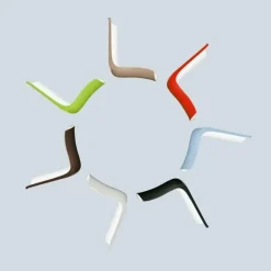 Catifa 46 0278 Stuhl zweifarbig Kufe Chrom