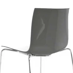 Catifa 46 0278 Stuhl zweifarbig Kufe Chrom