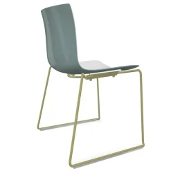 Catifa 46 0278 Stuhl zweifarbig Kufe farbig