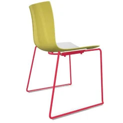 Catifa 46 0278 Stuhl zweifarbig Kufe farbig