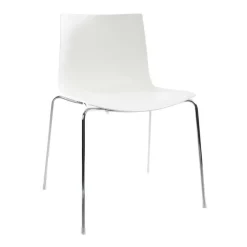 Catifa 46 Stuhl einfarbig Gestell Chrom