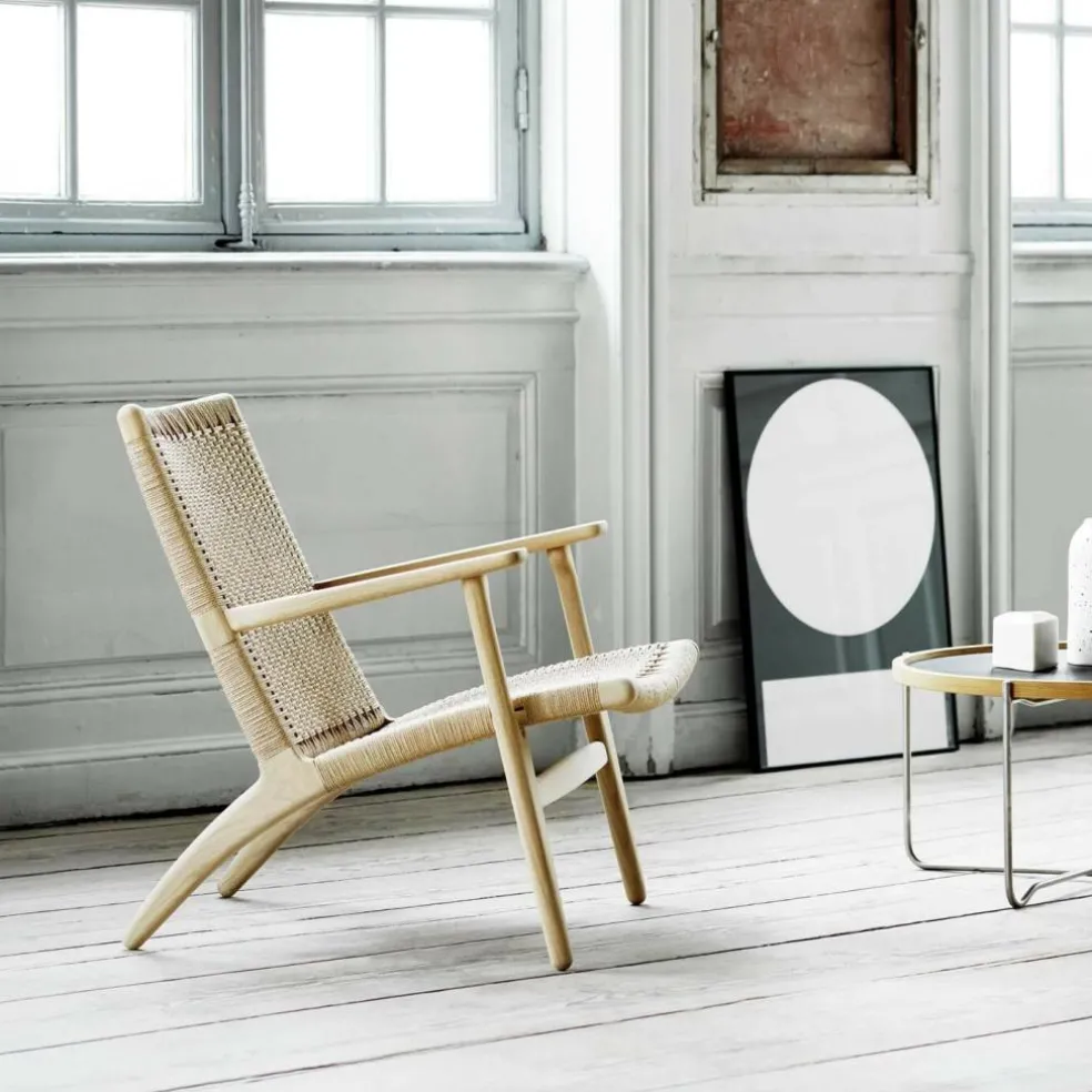 CH25 Sessel Gestell Eiche