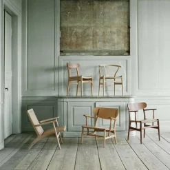 CH25 Sessel Gestell Eiche