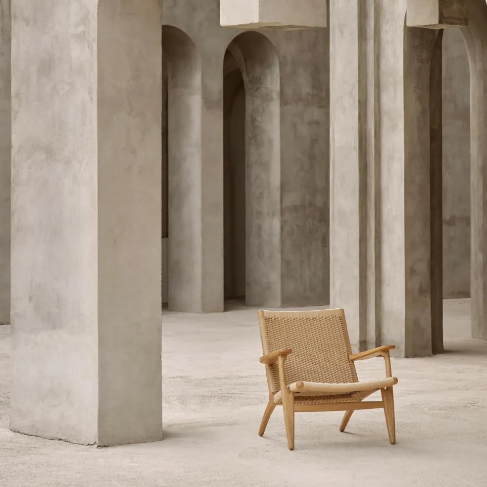 CH25 Sessel Gestell Eiche