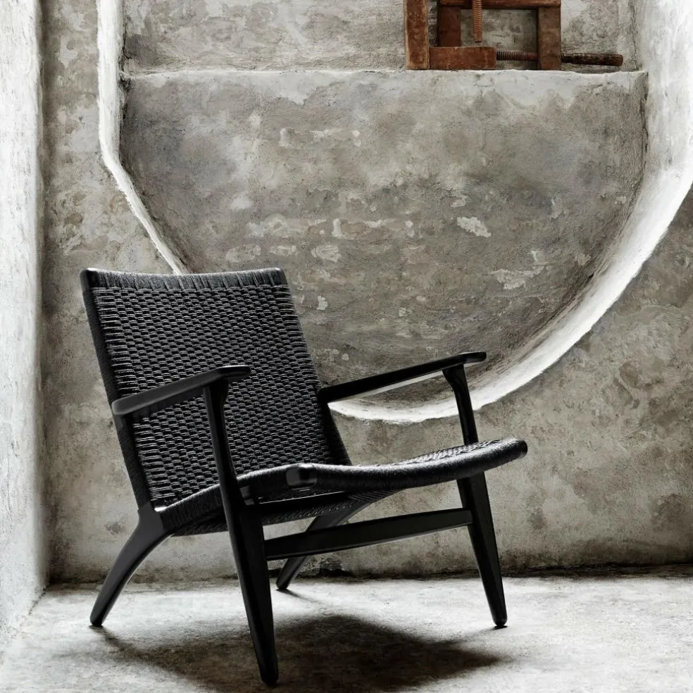 CH25 Sessel Gestell Eiche