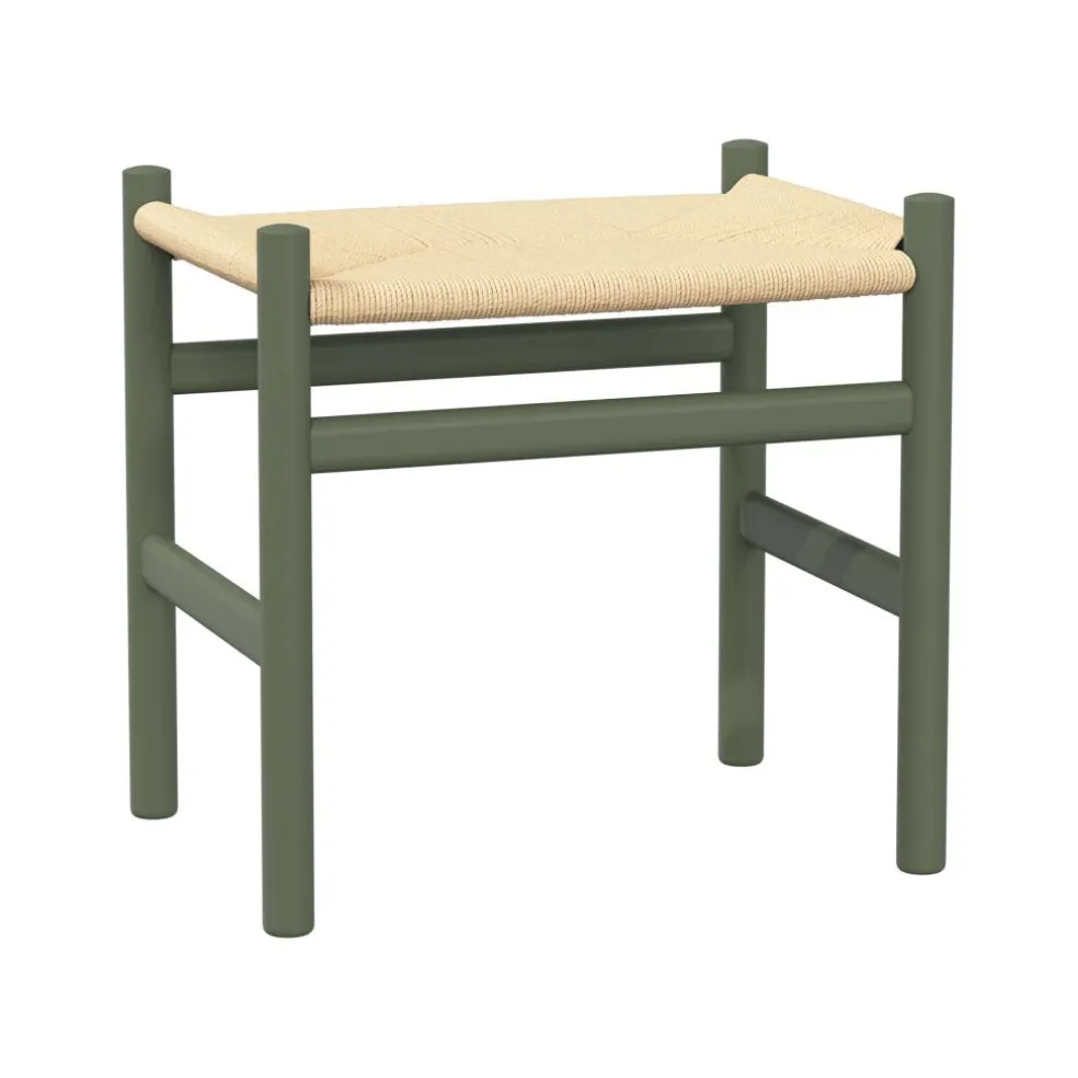 CH53 Soft Tones Fußhocker Gestell Buche