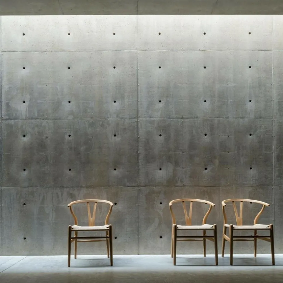 CH24 Wishbone Chair Gestell Eiche