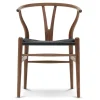 CH24 Wishbone Chair Gestell Walnuss
