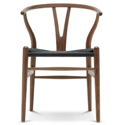 CH24 Wishbone Chair Gestell Walnuss
