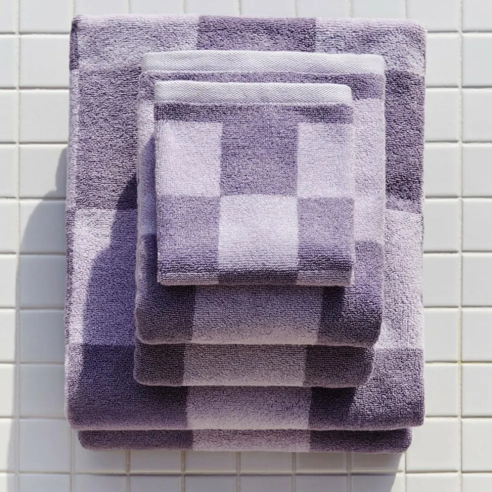 Check Badehandtuch 70x136cm