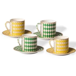 Chess Espressotasse 4er Set