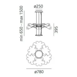 Chlorophilia Sospensione LED Pendelleuchte App Control