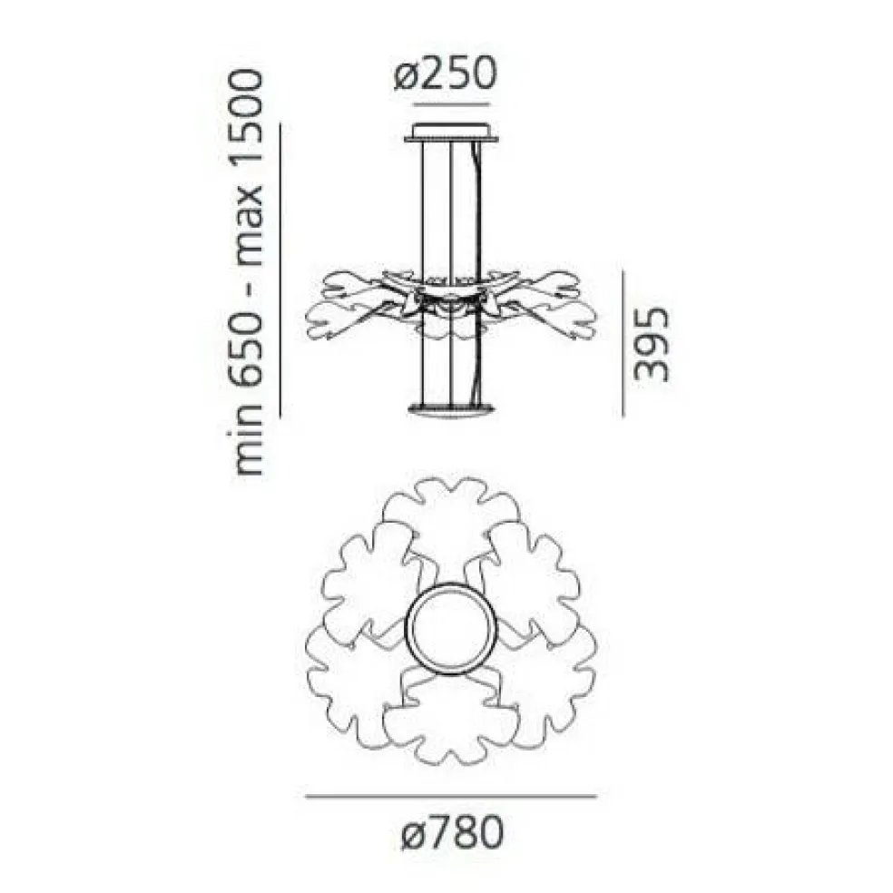 Chlorophilia Sospensione LED Pendelleuchte App Control