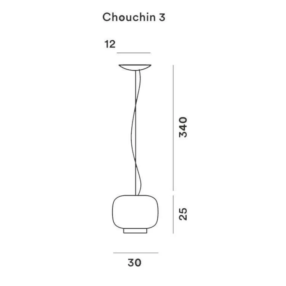Chouchin 3 Pendelleuchte