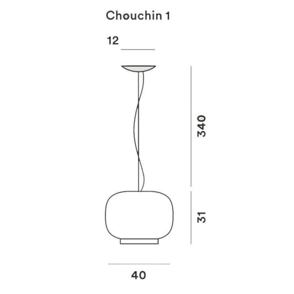 Chouchin 1 Reverse Pendelleuchte