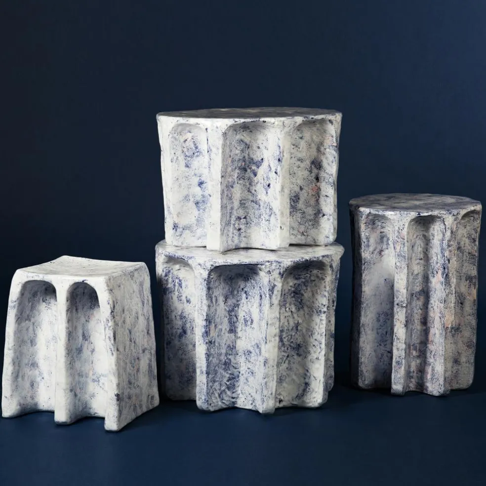 Chouchou Round Hocker/Beistelltisch H 45cm