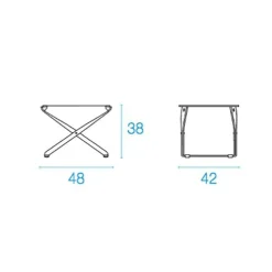 Ciak Outdoor Fußhocker klappbar