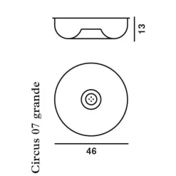 Circus Grande Decken-/Wandleuchte
