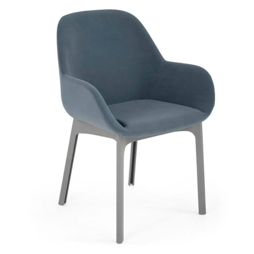 Clap Aquaclean Armlehnstuhl Gestell schwarz